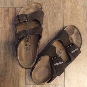 Brown Birkenstocks